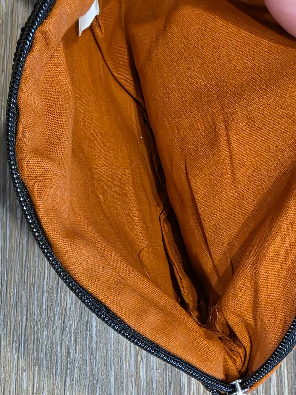 Beaded Football Bag - Orange